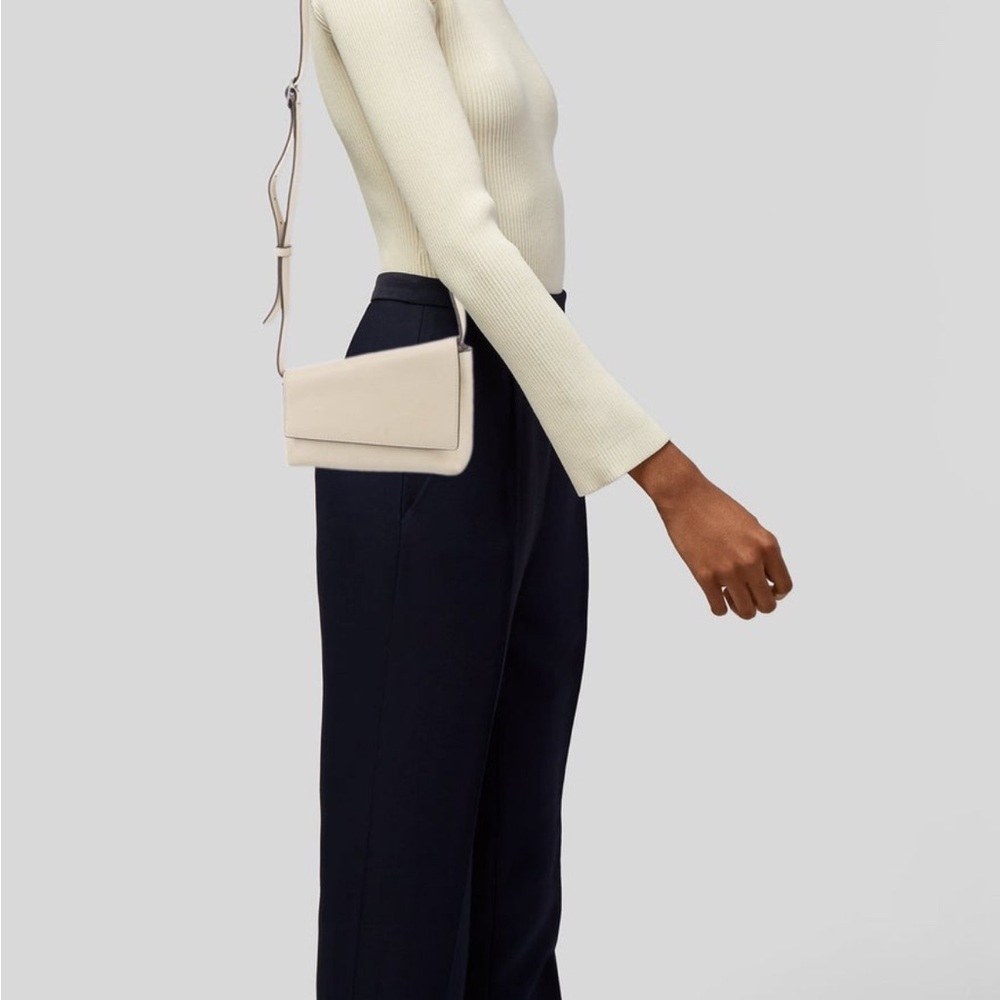 STAUD Acute cream Crossbody Bag